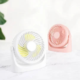 XBOSS JD-Q1 Portable Ultra-quiet USB Small Rechargeable Fan (White)