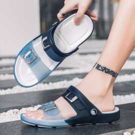 Men's Outdoor Comfortable and Breathable Sandals Summer Fashion Jelly Shoes