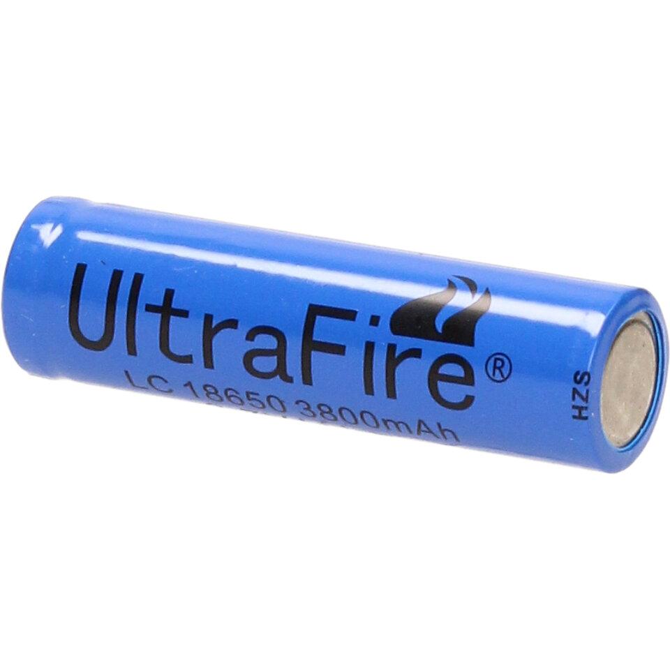 18650 battery 3.7V 3800mAh Li-ion Rechargeable Battery Flashlight batteries (Blue)