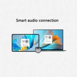 HUAWEI FreeBuds 4E - Wireless Bluetooth Open-fit Earphones with Hybrid Active Noise Cancellation, High-Resolution Sound Triple-Mic Earbuds, Long Battery Life