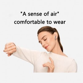 HUAWEI FreeBuds 4E - Wireless Bluetooth Open-fit Earphones with Hybrid Active Noise Cancellation, High-Resolution Sound Triple-Mic Earbuds, Long Battery Life