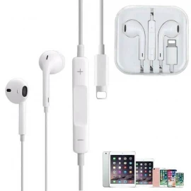 Wired Earphones for Iphone 10 11 12 13 14 pro 8 7 Plus X XS MAX XR HiFi Sound In-ear Stereo Earbuds with Microphone Volume Control