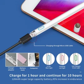 PH29 Universal Capacitive Stylus Touch Screen Pen Smart Pen for IOS/Android System Apple iPad Phone Pc Notebook Tablet