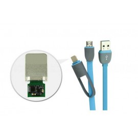 2 in 1 Sync Data Charger Cable for iPhone 5s 6 plus ipad 4 5 For Samsung S4 S5 S6 for Android