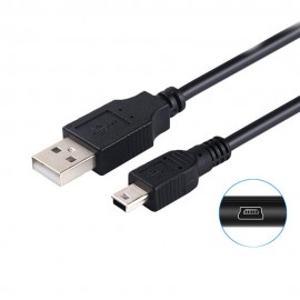 Mini 5 pin micro-usb type b to usb 2.0 cable Data Transfer Charging Line DVD Sync Radio Charger for MP3 MP4 MP5 Player