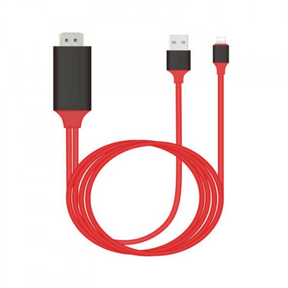 1080P HDMI HDTV Cable for Lightning Digital AV Adapter for iphone 11 12 13 8 Pin USB to HDMI Cable for ipad Mini Air Pro