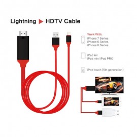 1080P HDMI HDTV Cable for Lightning Digital AV Adapter for iphone 11 12 13 8 Pin USB to HDMI Cable for ipad Mini Air Pro