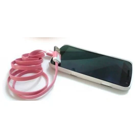 1M 3ft Colorful Flat Micro Usb Sync and Charge Cable For Samsung/ HTC/ Nokia /LG Smartphones