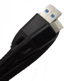 Thick iphone usb cable data transfer 1M