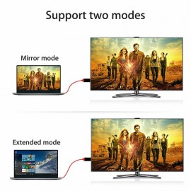 4K 1080P USB 3.1 Type C to HDMI-compatible Adapter Cable USB-C Cable Cable for Macbook Pro ChromeBook Pixel