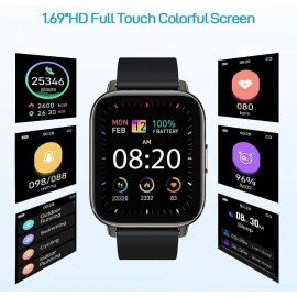 Glory Fit Smart Watches for Android and Iphone Phone 1 69 Touch Screen Fitness Tracker