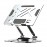 M-LID TabMax Large Metal Folding Tablet Stand — 720° Rotating, Height Adjustable