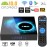 T95 Android Tv Box Quad-Core 64-bit ARM Cortex-A53 Android Box with 2.4G/5G Dual WiFi 10/100M Ethernet, Support H.265/3D/6K Ultra HD/BT 5.0/HDMI 2.0 Smart TV Box