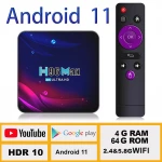 H96 Max 4k Ultra HD Android 11 Tv Box
