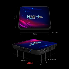 H96 Max 4k Ultra HD Android 11 Tv Box