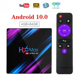 H96 MAX V11 Android 11 Smart TV Box 2GB RAM, 16GB Storage, 4K Resolution,  Dual Band Wi Fi, Google Voice, Box Tv Digital From Hoybow, $10.9