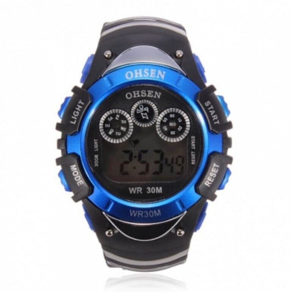 Boy Child 7 color Changable Light Funny Fashion Sport Digital Sport Wrist Watches Gift U2031