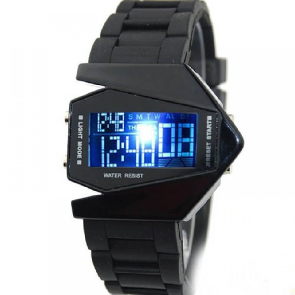 Novelty Fashion Novelty LED Display Digital Mens Women Sports Military Oversized Watch Wristwatches