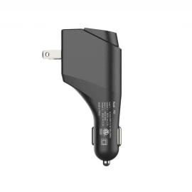 XBOSS P20 Wall and Car Charger Combo 2.1A/10.5W Dual USB  2 in 1 for iPhone, iPad, Samsung, LG, Nexus, HTC and More