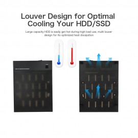 XBOSS HD+ USB 3.0 2.5" 3.5" SATA Hard Drive External Enclosure for SSD HDD Disk Case Box 5Gbps Support UASP 8TB Drives OTB One Touch Backup