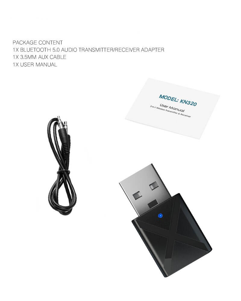 Isobel Bluetooth Adapter 5.0 Bluetooth Receiver Transmitter 2 in 1 Wireless  Mini Sender Empfänger mit AUX 3,5mm Klinke für TV-PC-Kopfhörer Lautsprecher  Auto- / Heimstereosystem, USB-Netzteil: : Elektronik & Foto