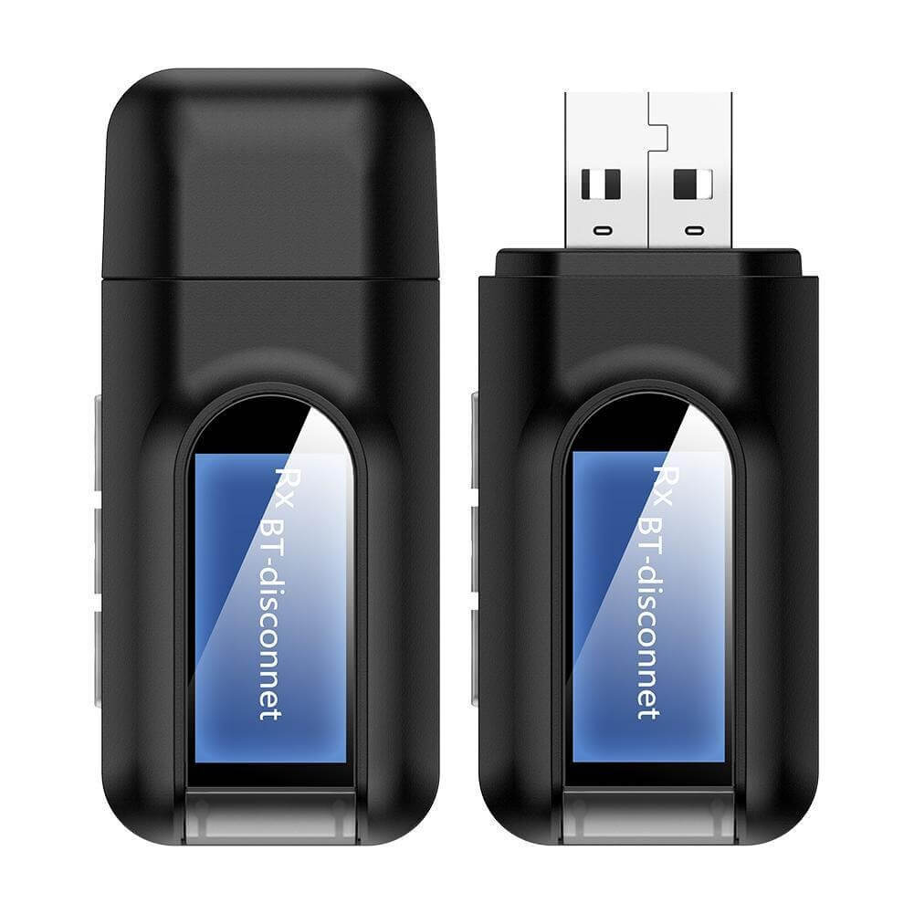 USB Bluetooth 5 0 EDR ZhK-displei audiopriemnik peredatchik dlya TV PK  besprovodnoi USB-adapter 3 5 mm 3 5 AUX besprovodnoi adapter