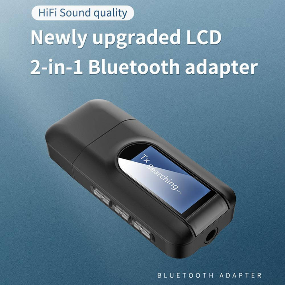 USB Bluetooth 5 0 EDR ZhK-displei audiopriemnik peredatchik dlya TV PK  besprovodnoi USB-adapter 3 5 mm 3 5 AUX besprovodnoi adapter