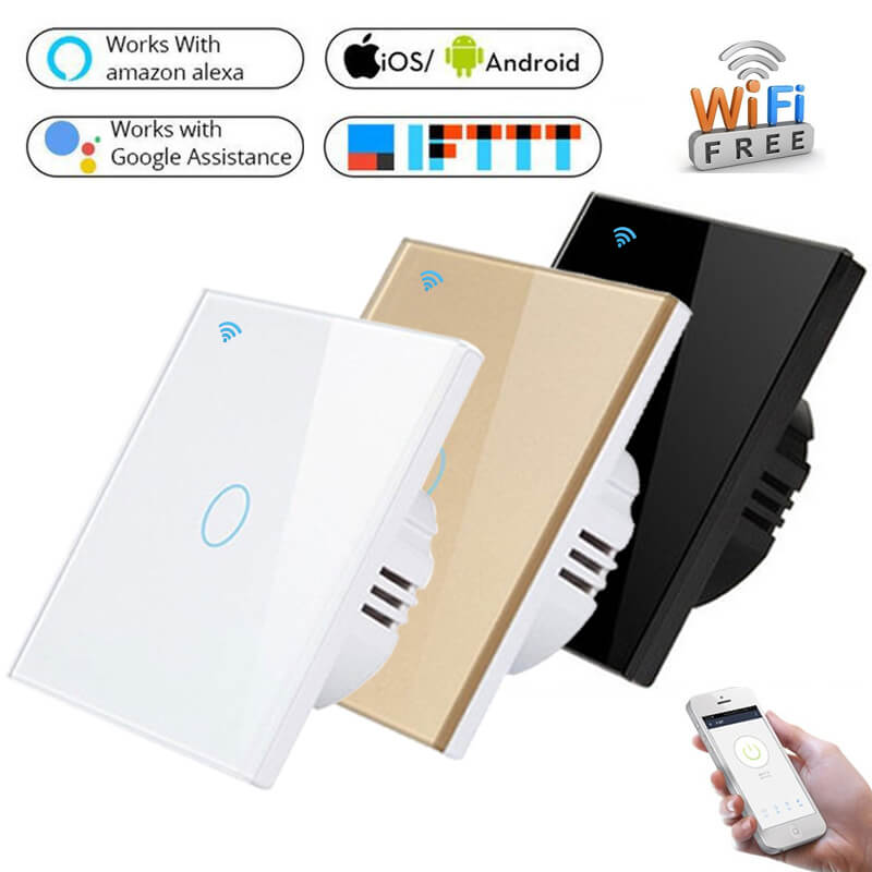 Tuya 4 Gang Smart WiFi Wall Switch - SmartLife